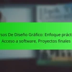 Cursos De Diseño Gráfico: Enfoque práctico, Acceso a software, Proyectos finales